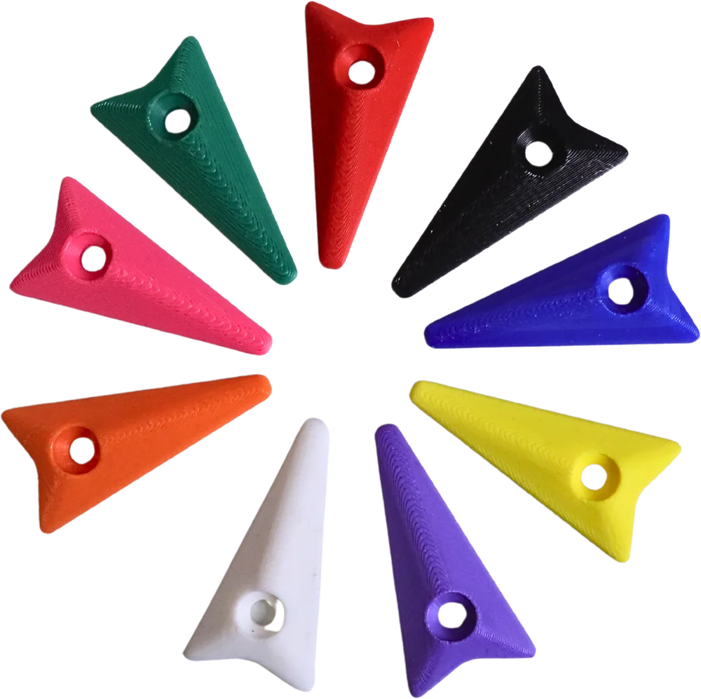 Start arrows in ten colours arranged in a circle